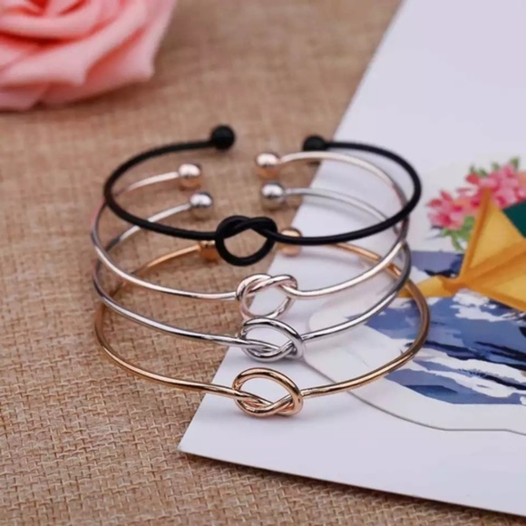 Jewelry - 5 for $25 Knot Heart Cuff Bracelet